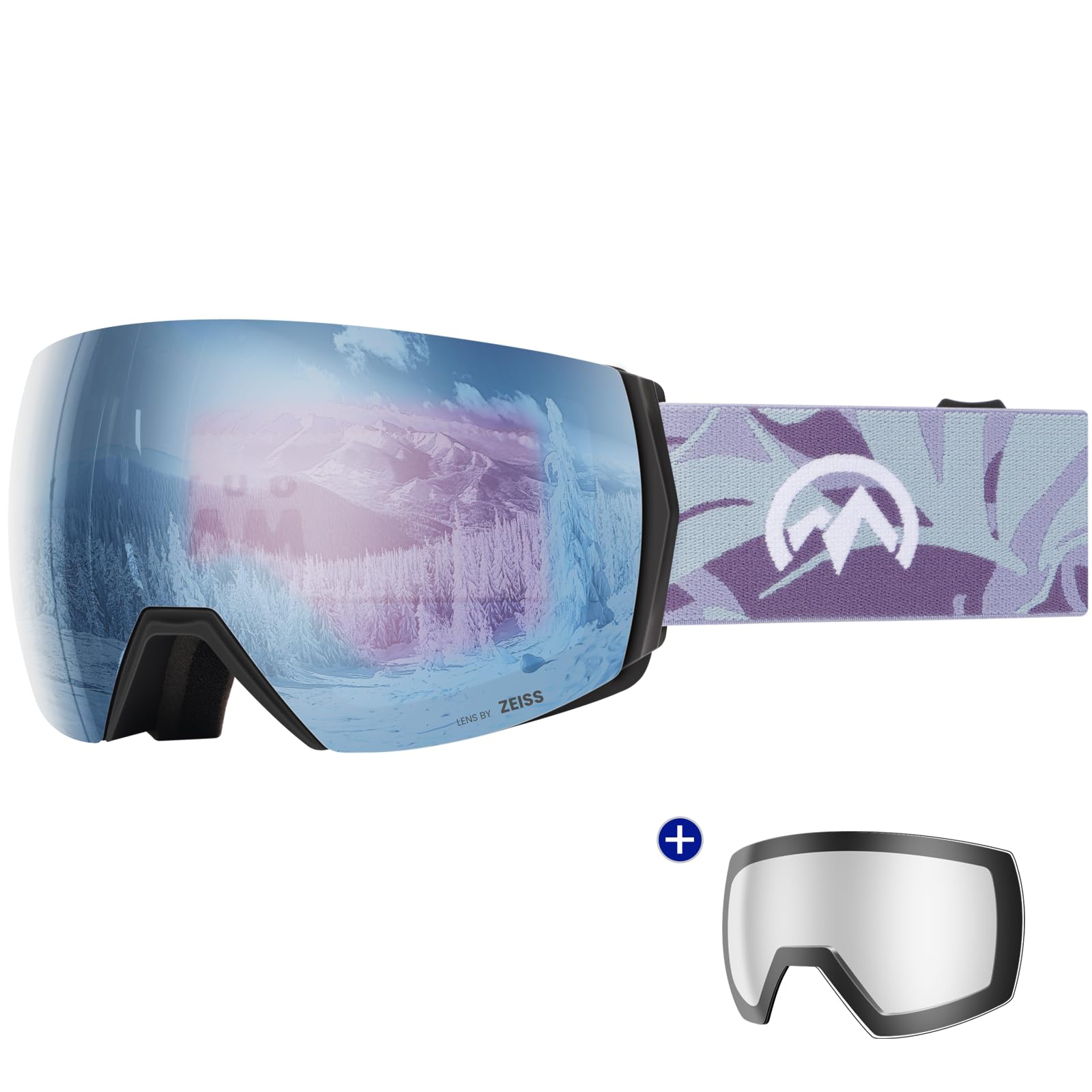 ウエア、ゴーグル ３点セット！ Amazon.com: OutdoorMaster Ultra Ski Goggles ZEISS Interchangeable